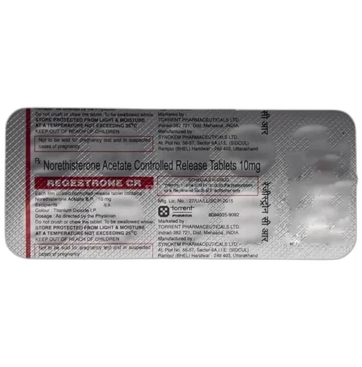 regestrone cr 10mg tablet 10's